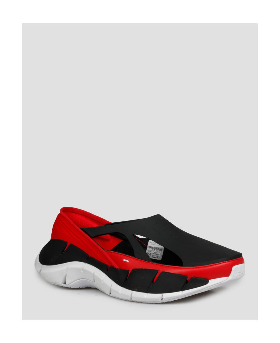 Maison Margiela Mm22 X Reebok Rubber Unisex Slip On Sneakers With Cutouts In Black