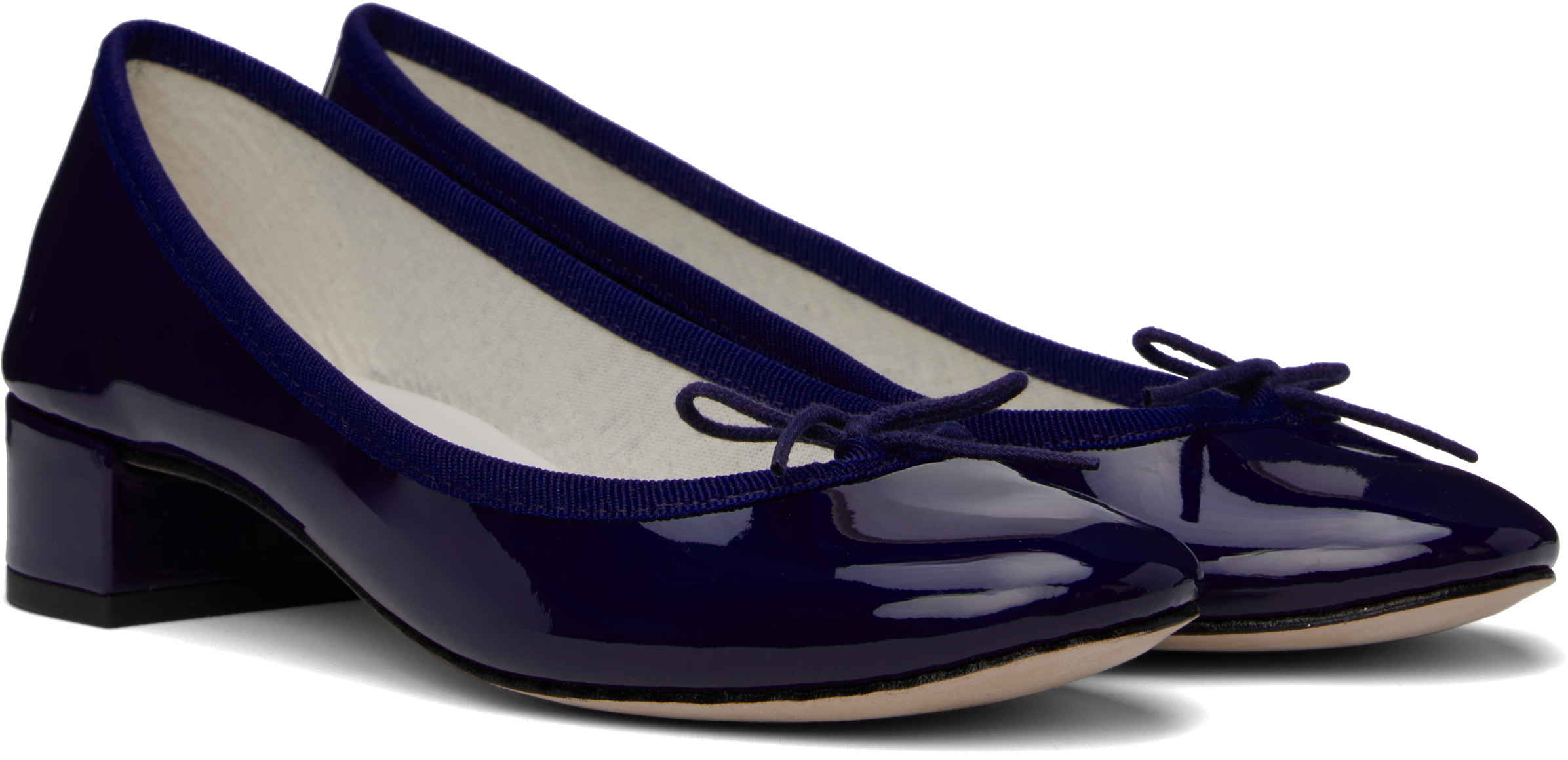 Repetto Camille Low-heeled Shoes In Blue