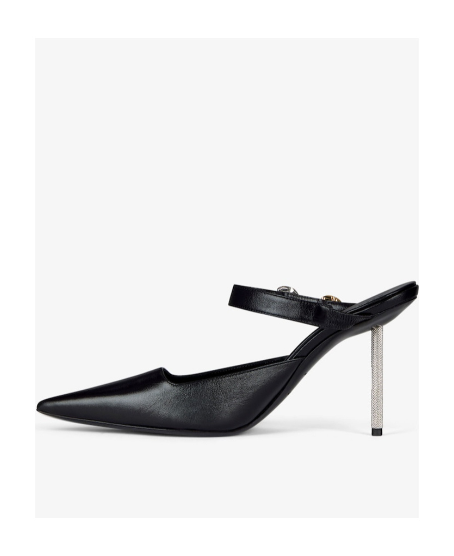 GIVENCHY VOYOU SLINGBACKS IN LEATHER