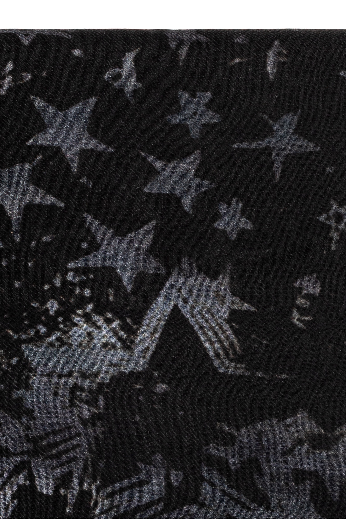 Zadig & Voltaire Star-print Wool Scarf In Animal Print