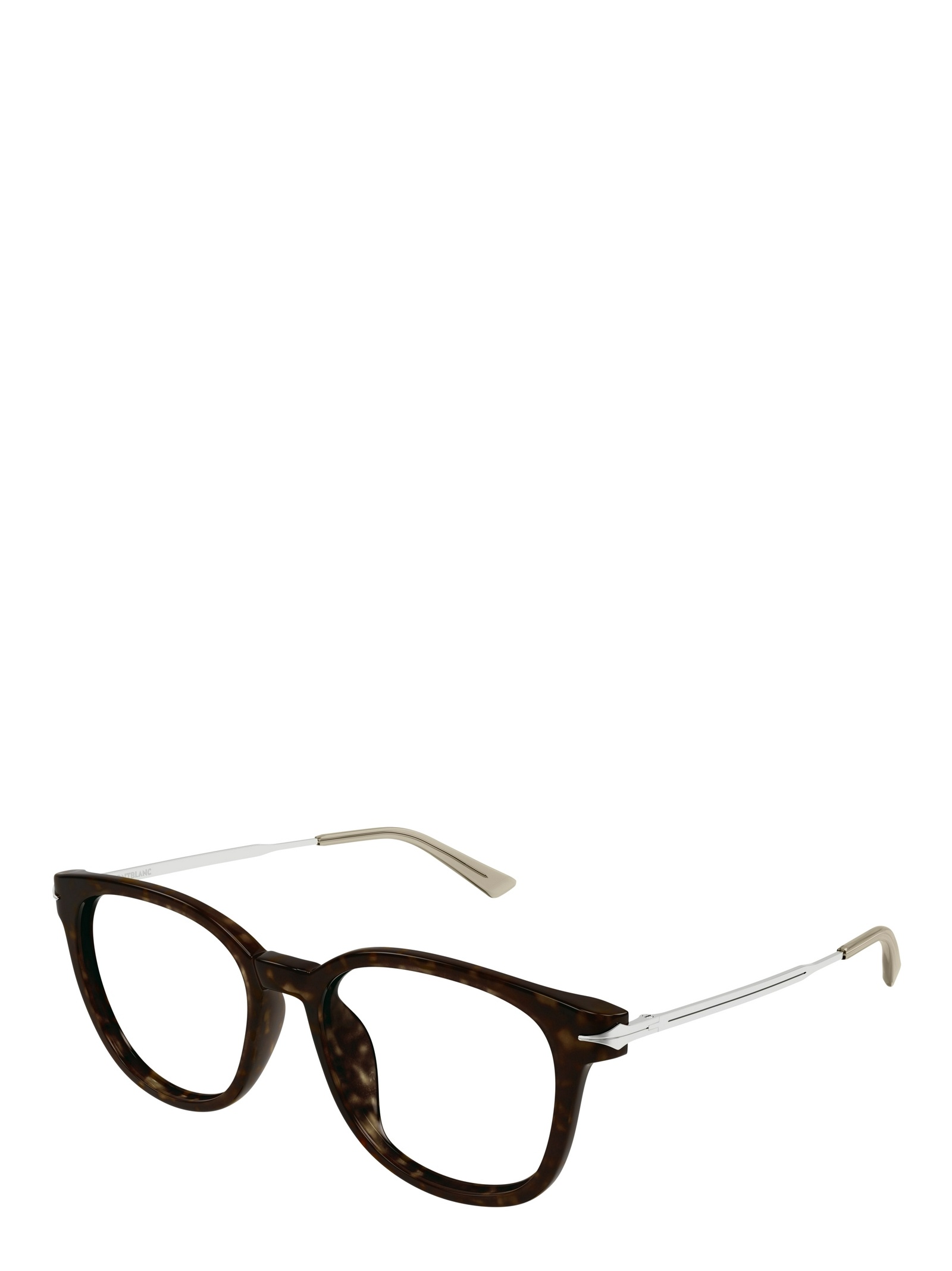 Montblanc Eyewear Square Frame Glasses In Burgundy