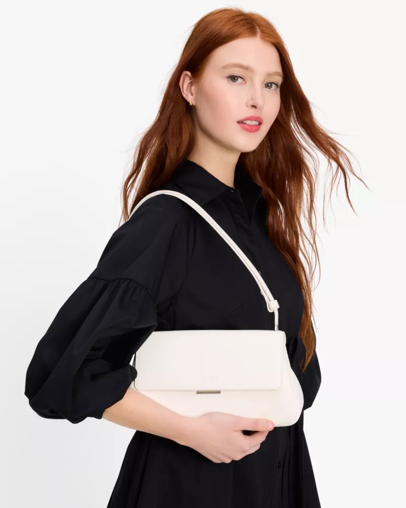 KATE SPADE GRACE LEATHER SHOULDER BAG