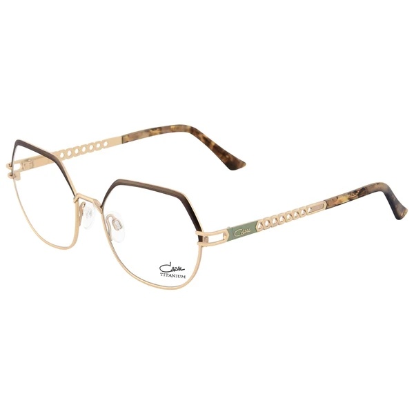 Cazal Perforated-detailing Oval-frame Glasses