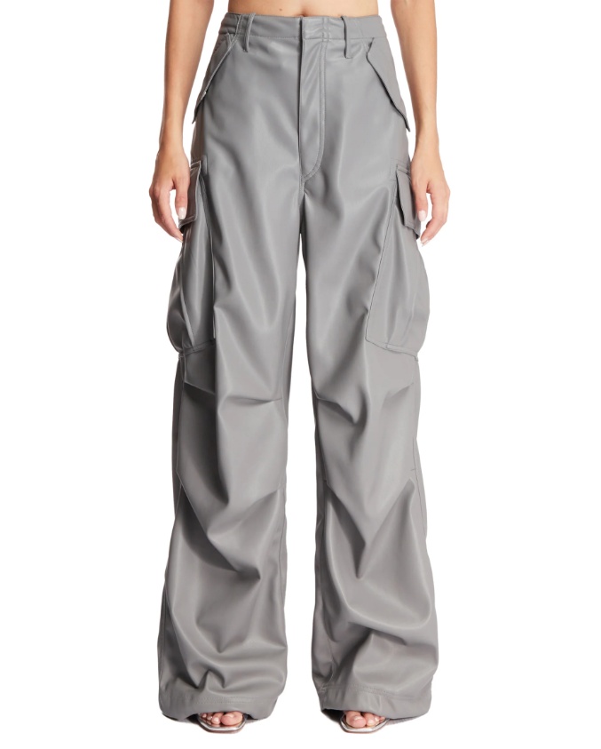 Darkpark Vivi Cargo Trousers In Gray