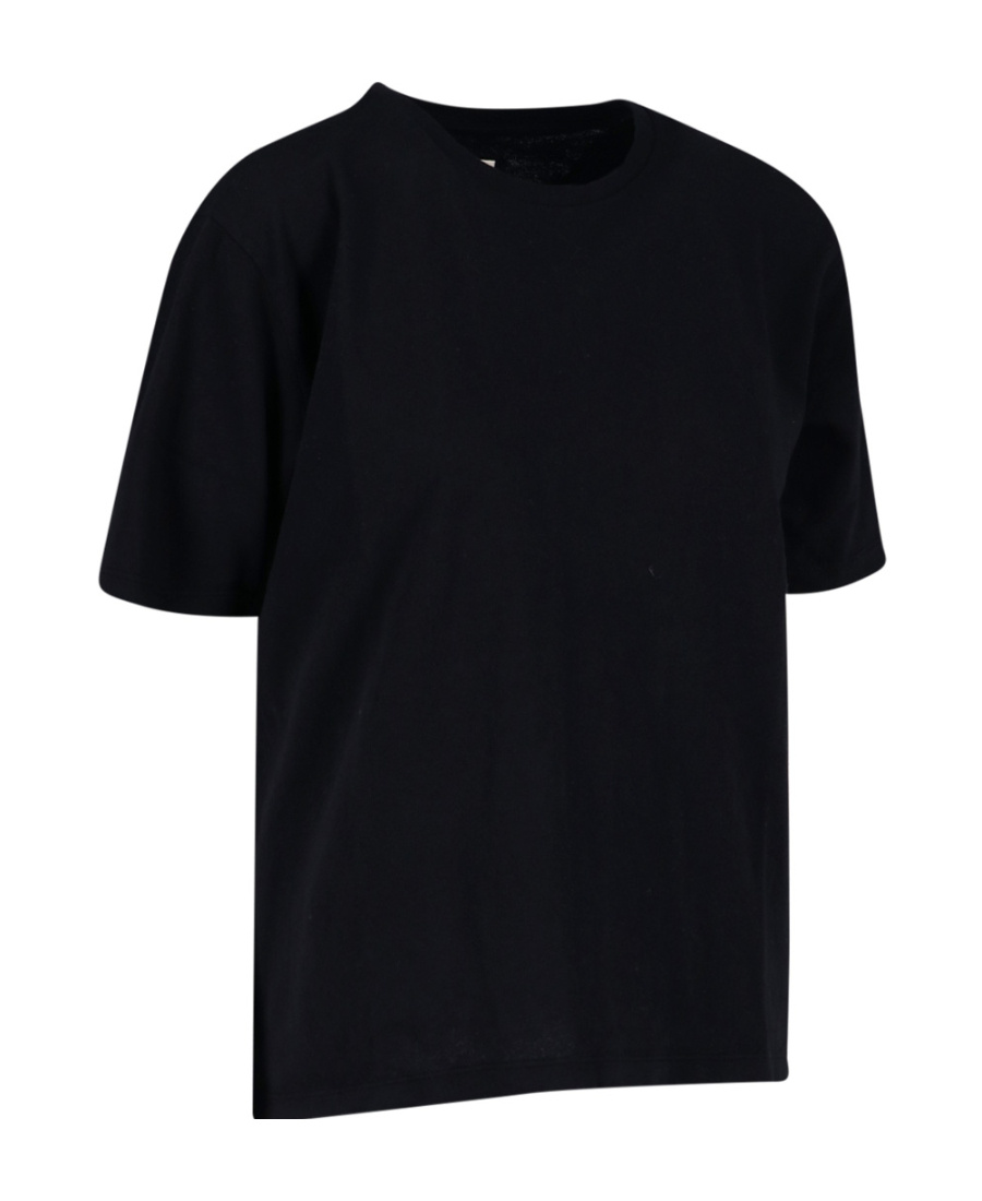 Shop Khaite Cotton T-shirt In Black