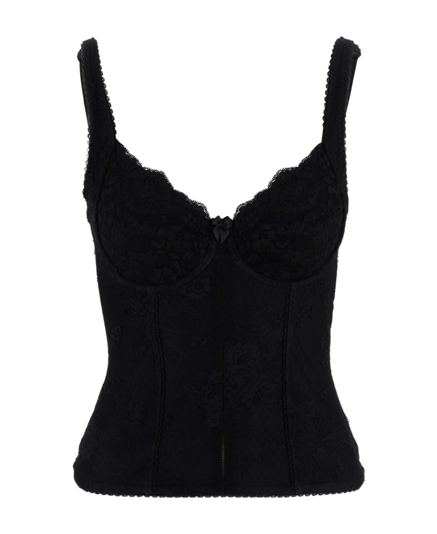 Balenciaga Sleeveless Scoop-back Top In Black