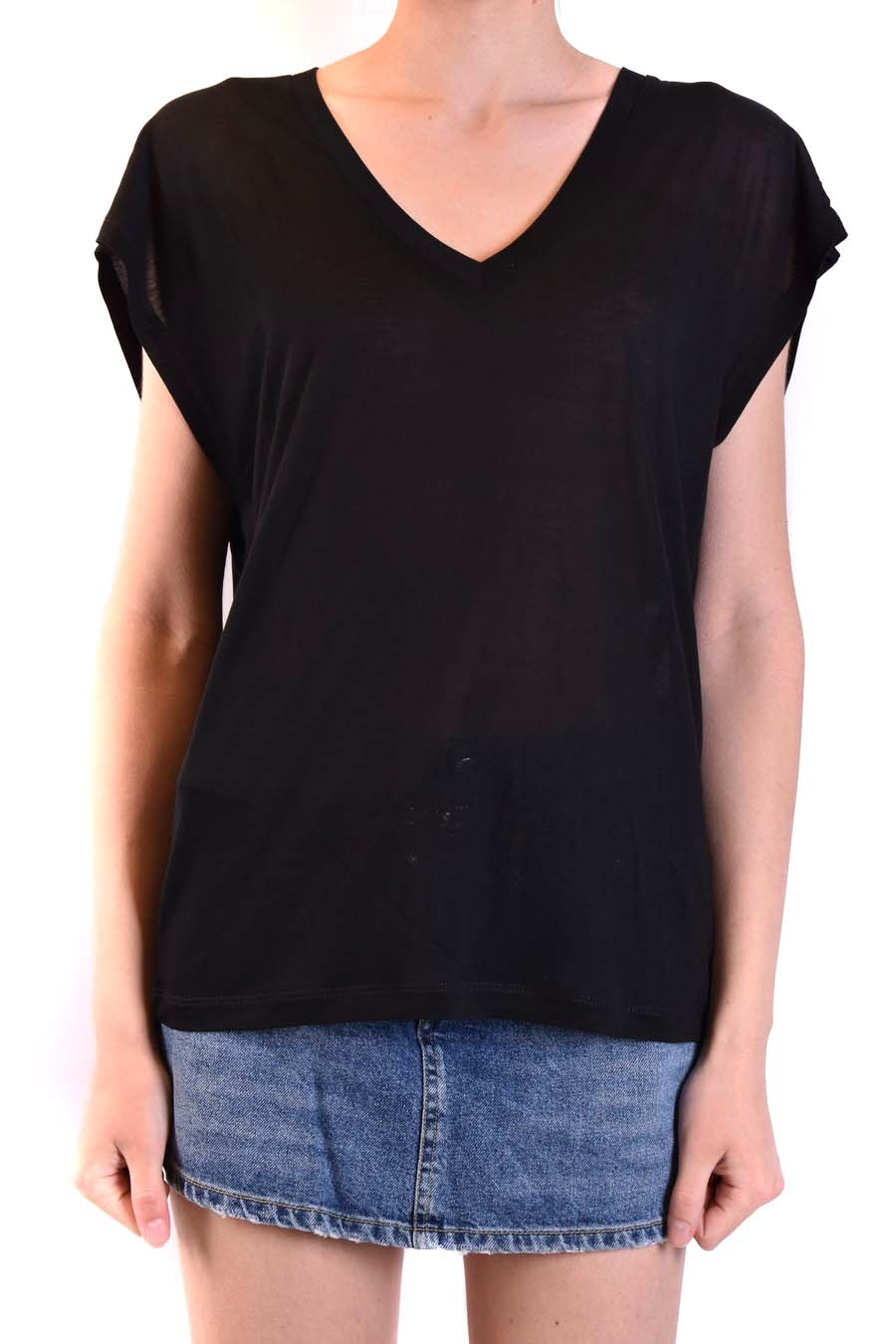 Dondup Short Sleeve T-shirts In Black