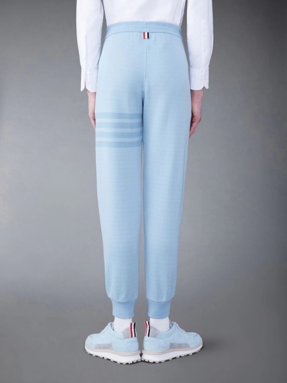Thom Browne 4-bar Stripe Track Pants In Blue