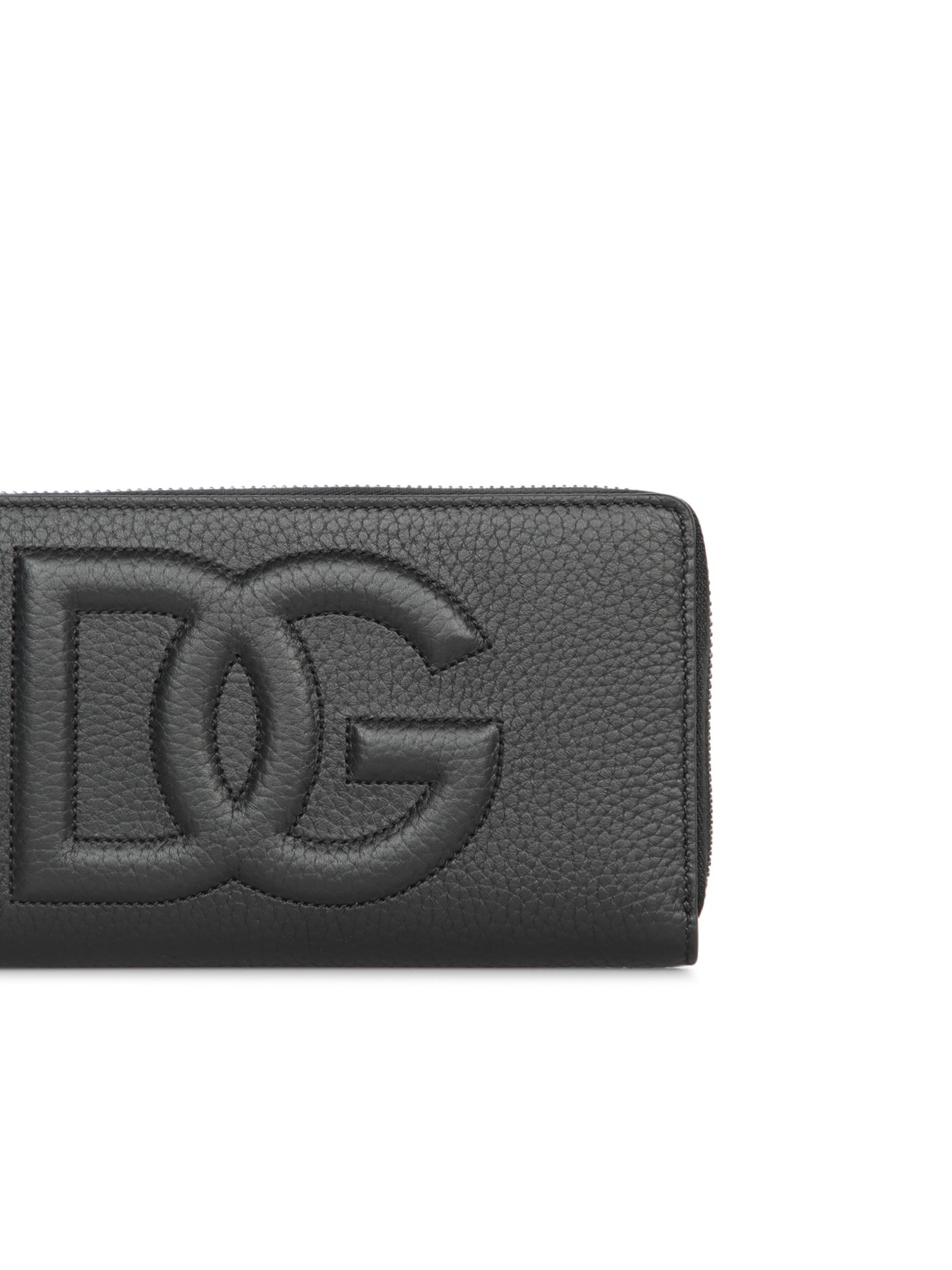 Dolce & Gabbana Embossed-logo Leather Wallet