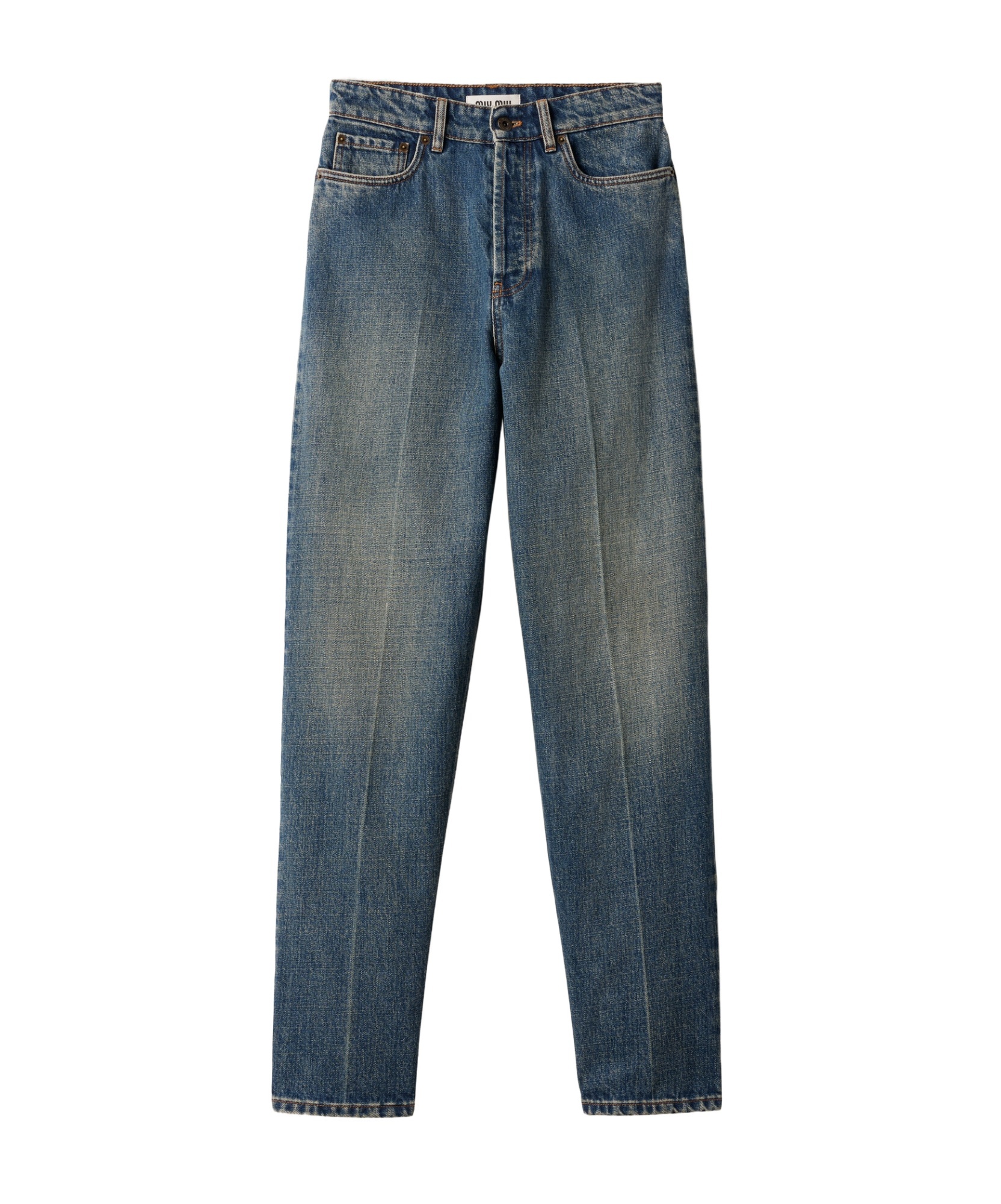 Miu Miu Denim Five-pocket Jeans In Blue