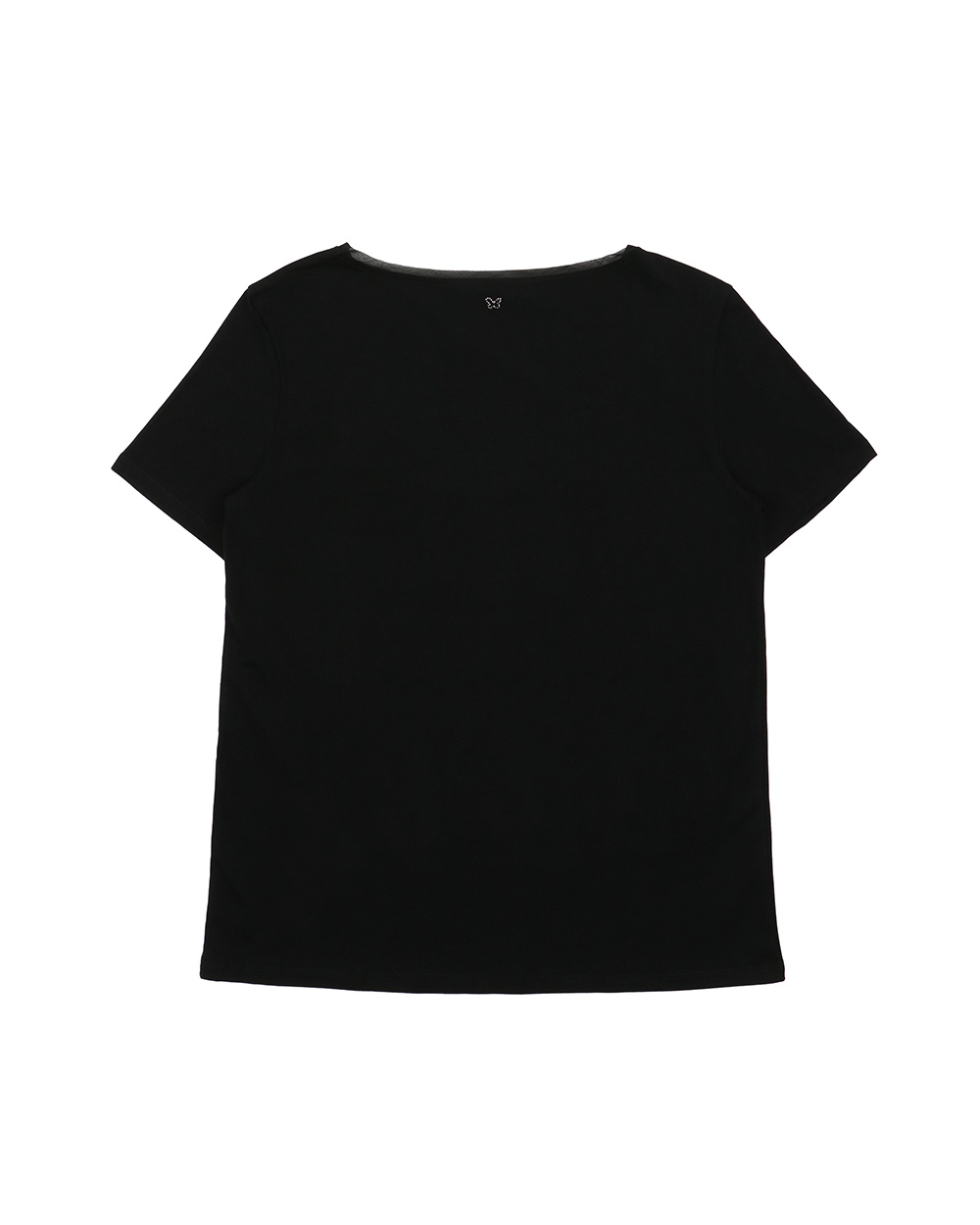 Weekend Max Mara T-shirt With Round Neck And Short Sleeves In Black