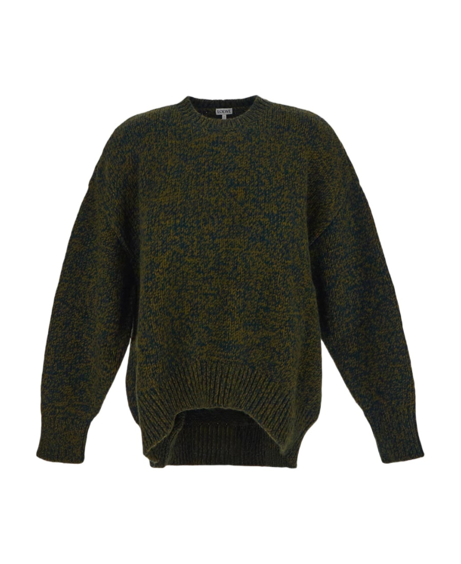 LOEWE MULTI-PANEL DESIGN WOOL-BLEND JUMPER 