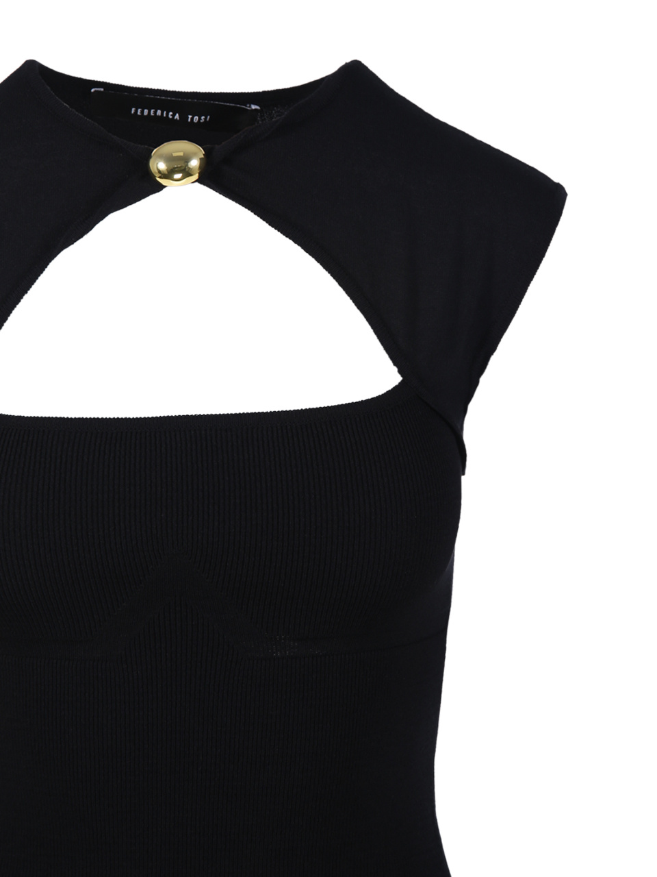 FEDERICA TOSI FEDERICA TOSI CUT-OUT SLEEVELESS TOP