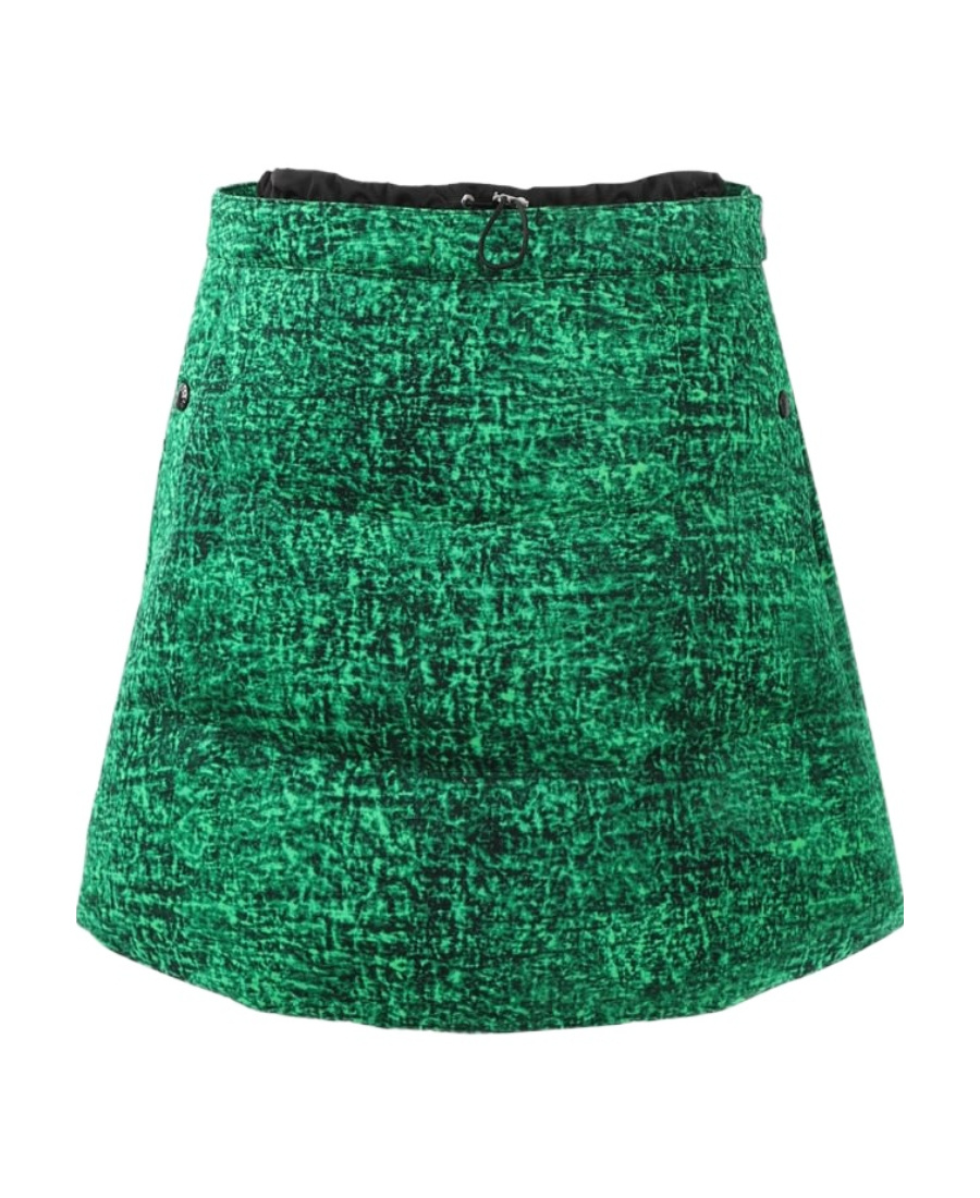 Moncler Genius X Jw Anderson Padded Skirt With Drawstring In Green