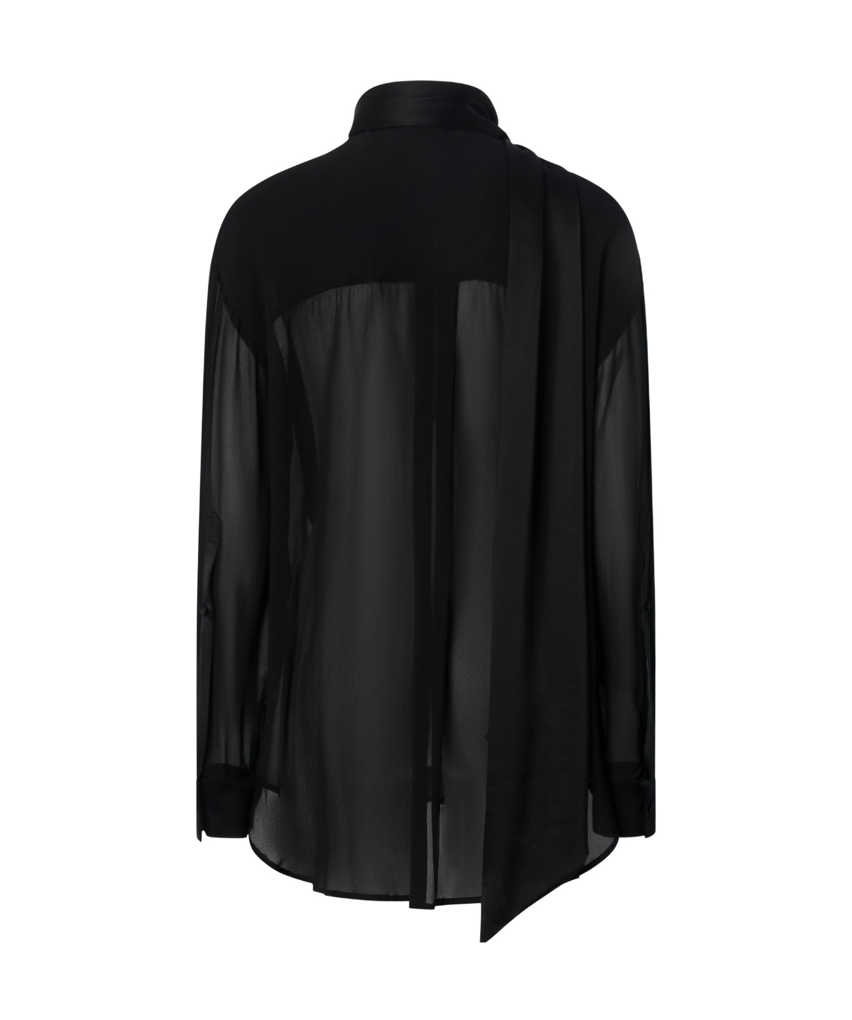 PINKO ATTACHED-SCARF BLOUSE