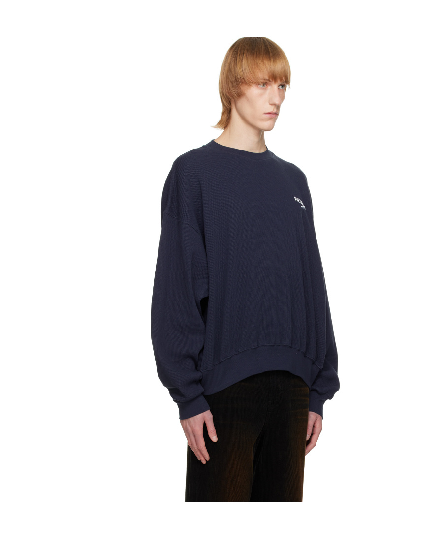 We11 Done Pullover Hoodie In Black