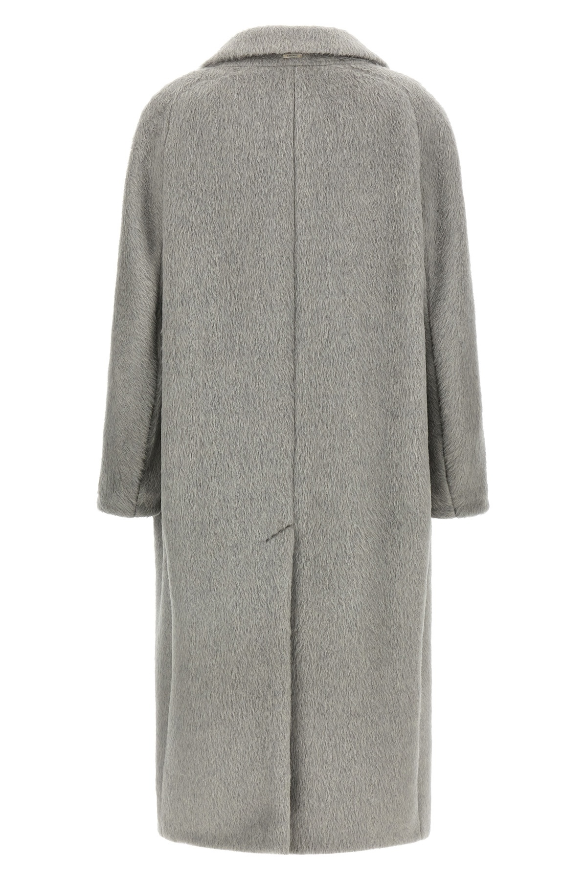 Max Mara Long-sleeved Coat In Gray