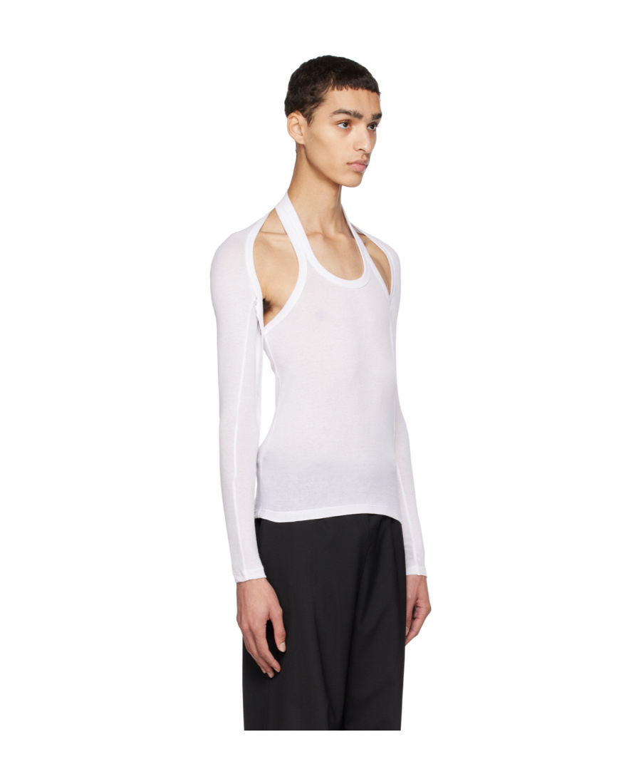 Dion Lee Modular Open-back Tank Top In White