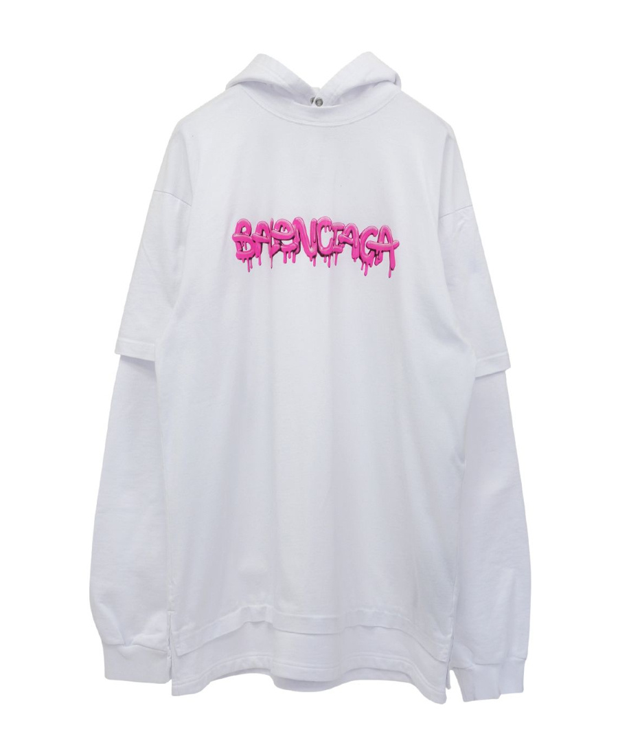 Balenciaga Slime Hoodie In White