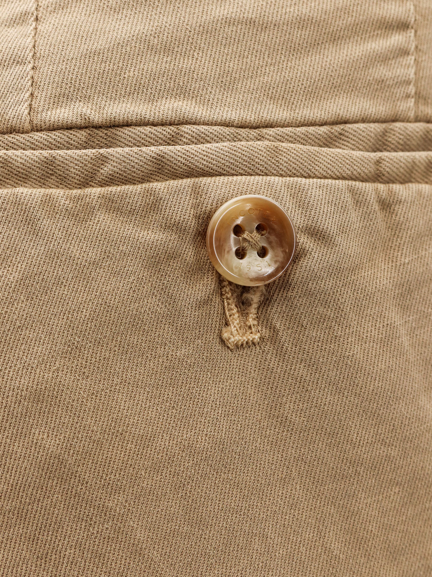 Incotex Stretch-cotton Tapered Trousers In Brown