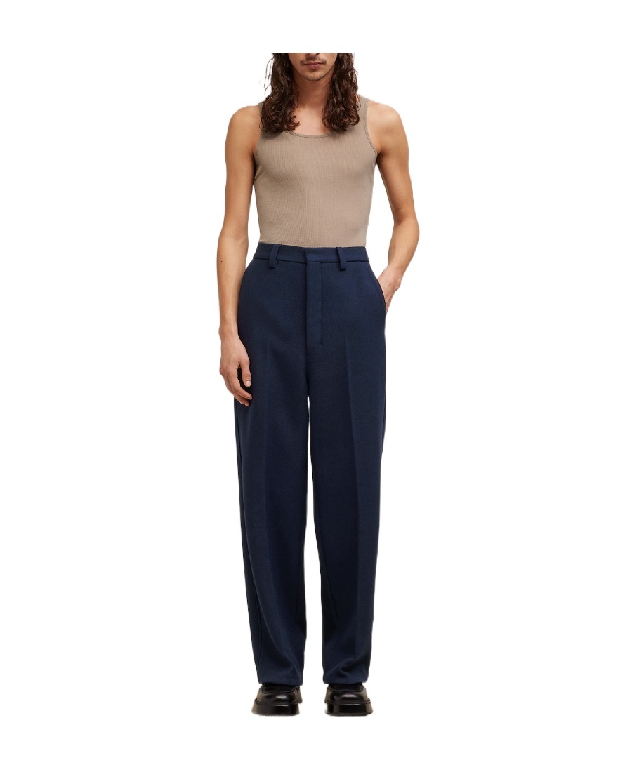 AMI ALEXANDRE MATTIUSSI STRAIGHT CASUAL PANTS 
