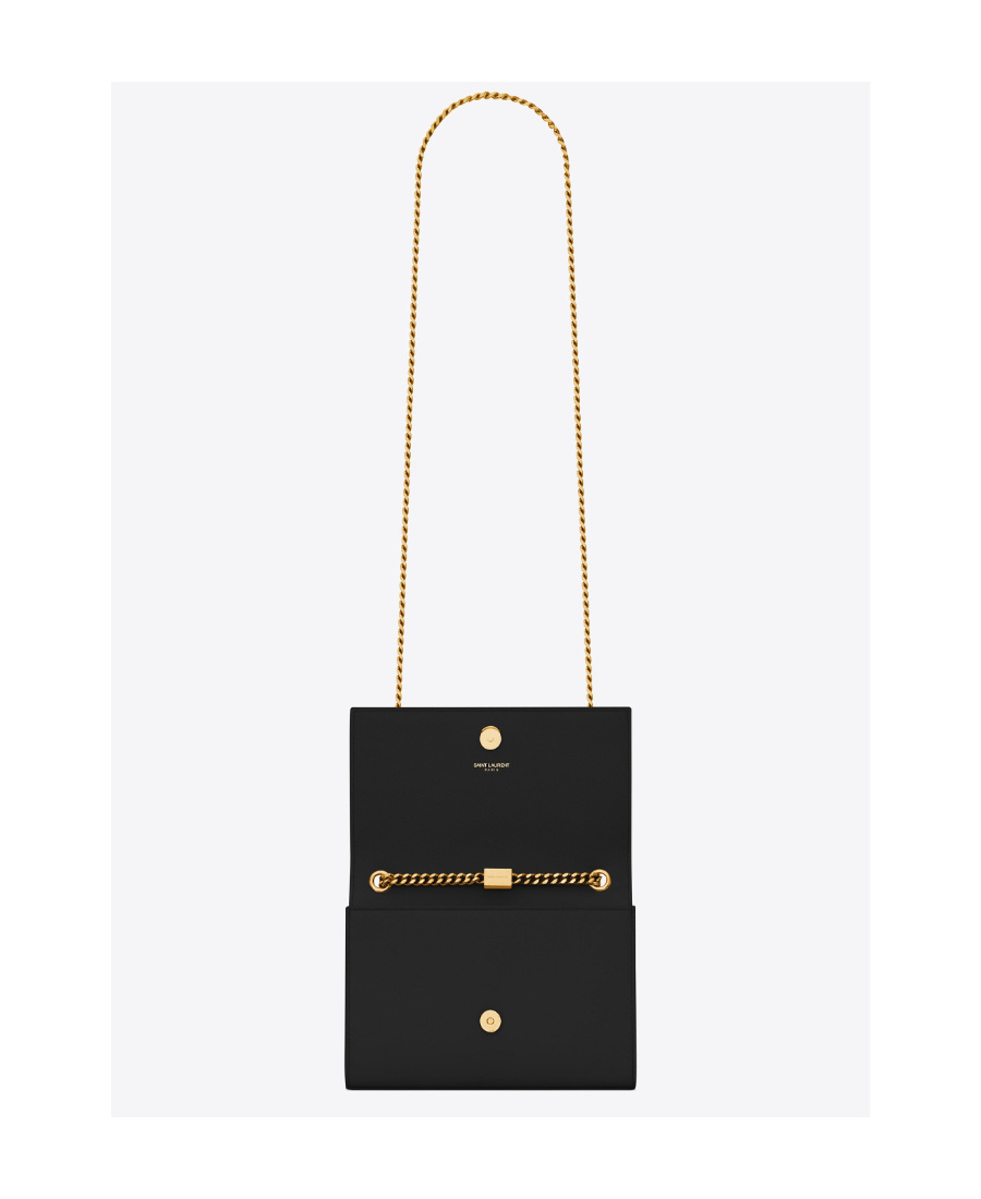 Saint Laurent Kate Shoulder Bag In Black