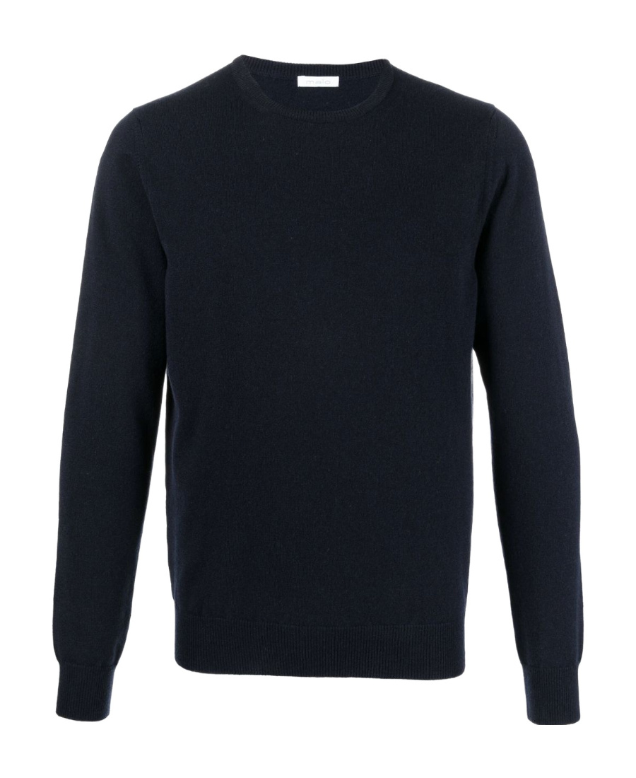 Malo Fine-knit Cashmere Jumper In Black