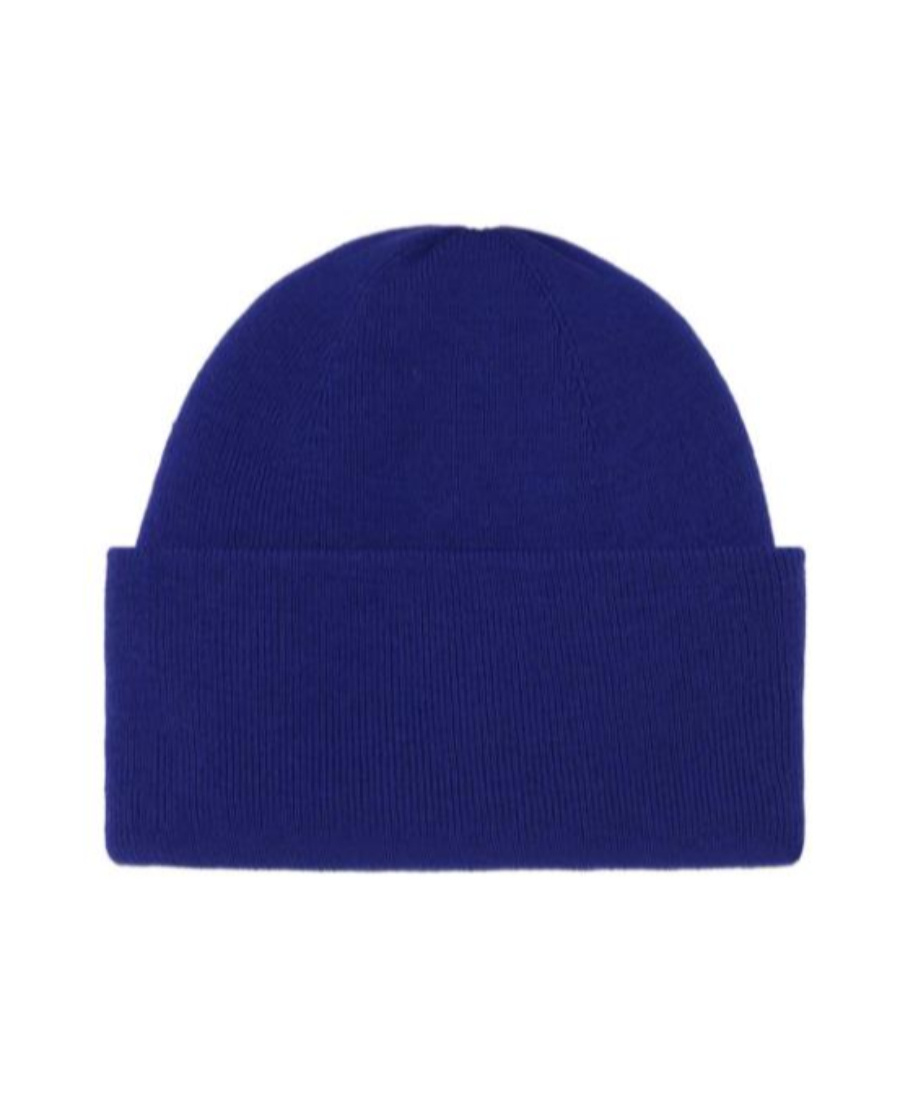 We11 Done Logo Details Pullover Hat In Blue