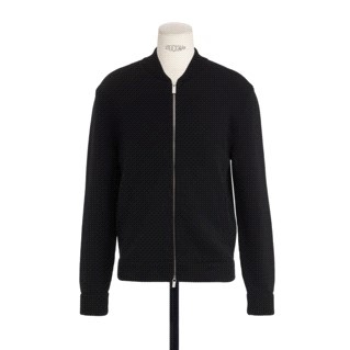 Dior Zippered Casual Jacket In Black