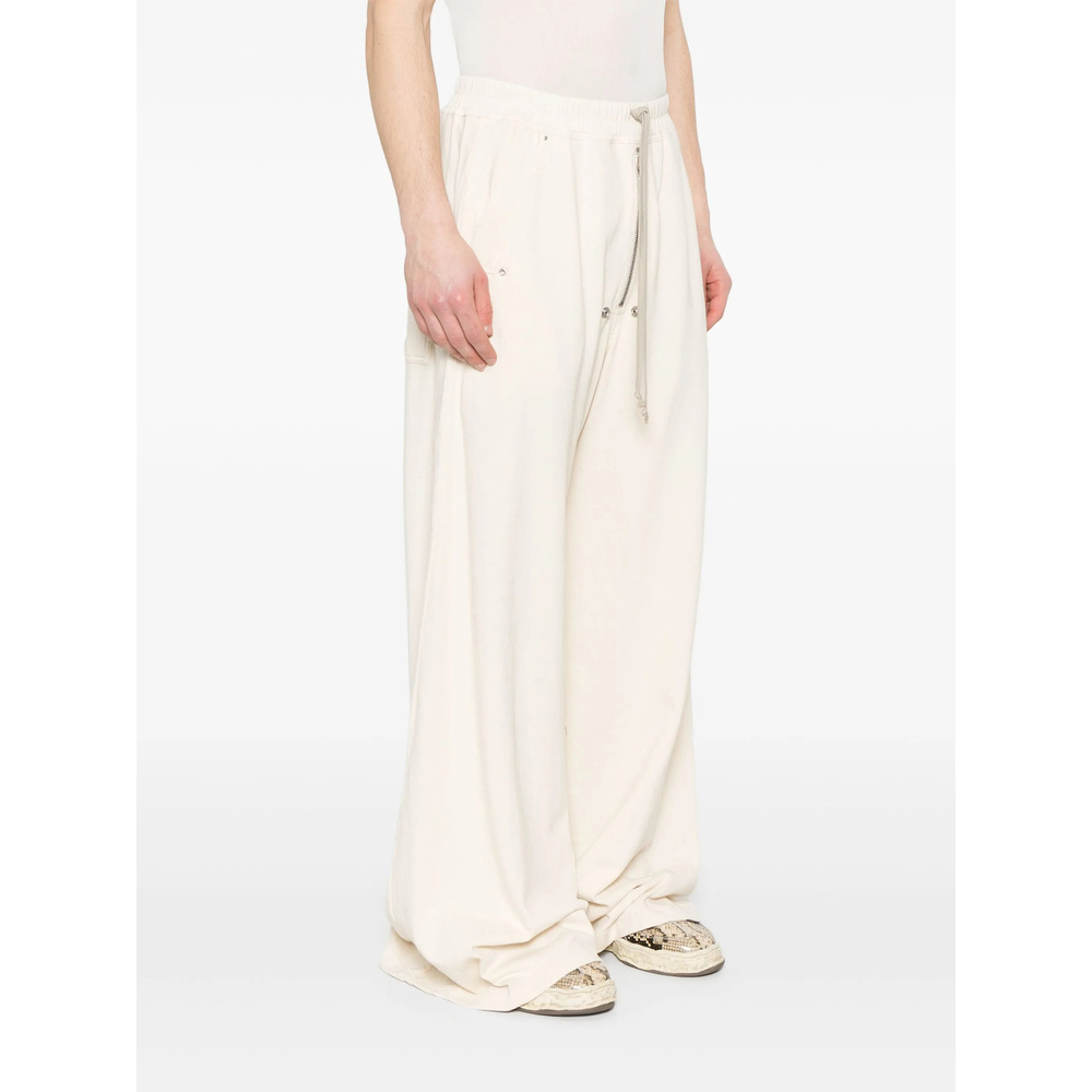 Rick Owens Drkshdw Geth Belas Track Pants In Light Beige