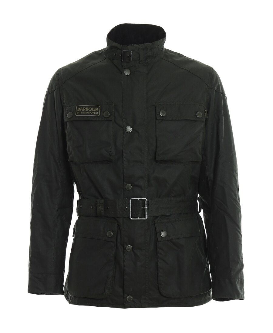 Barbour Belted Jacket In Black