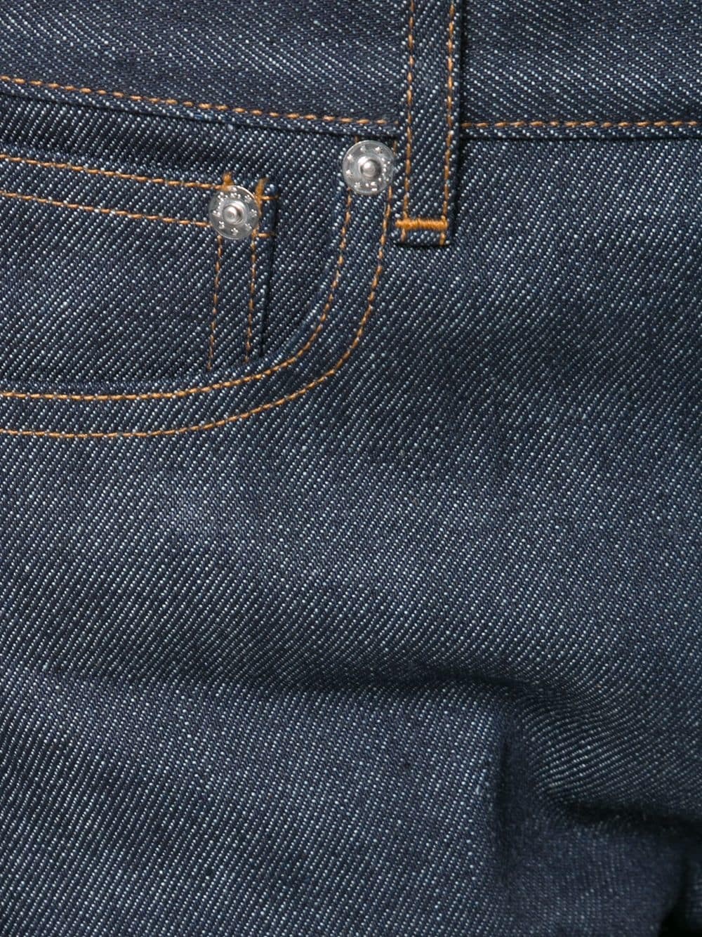 Apc Petit New Standard Straight-leg Jeans In Black