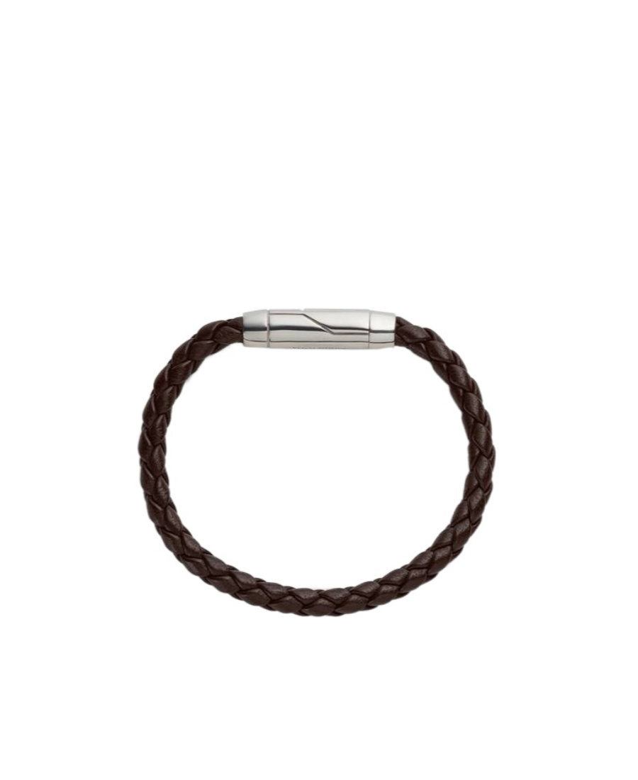 BOTTEGA VENETA BRAID LEATHER BRACELET
