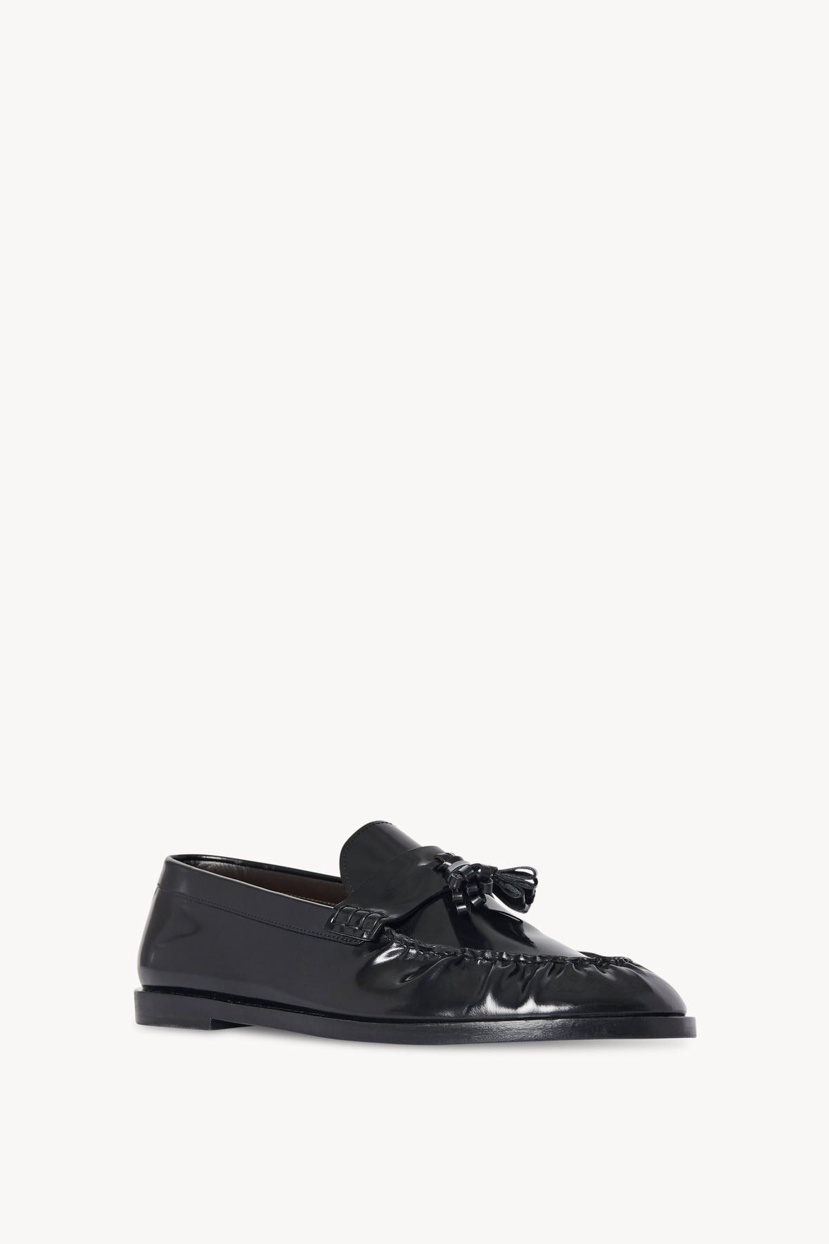 Shop The Row Tassel Loafer Shoes In Black