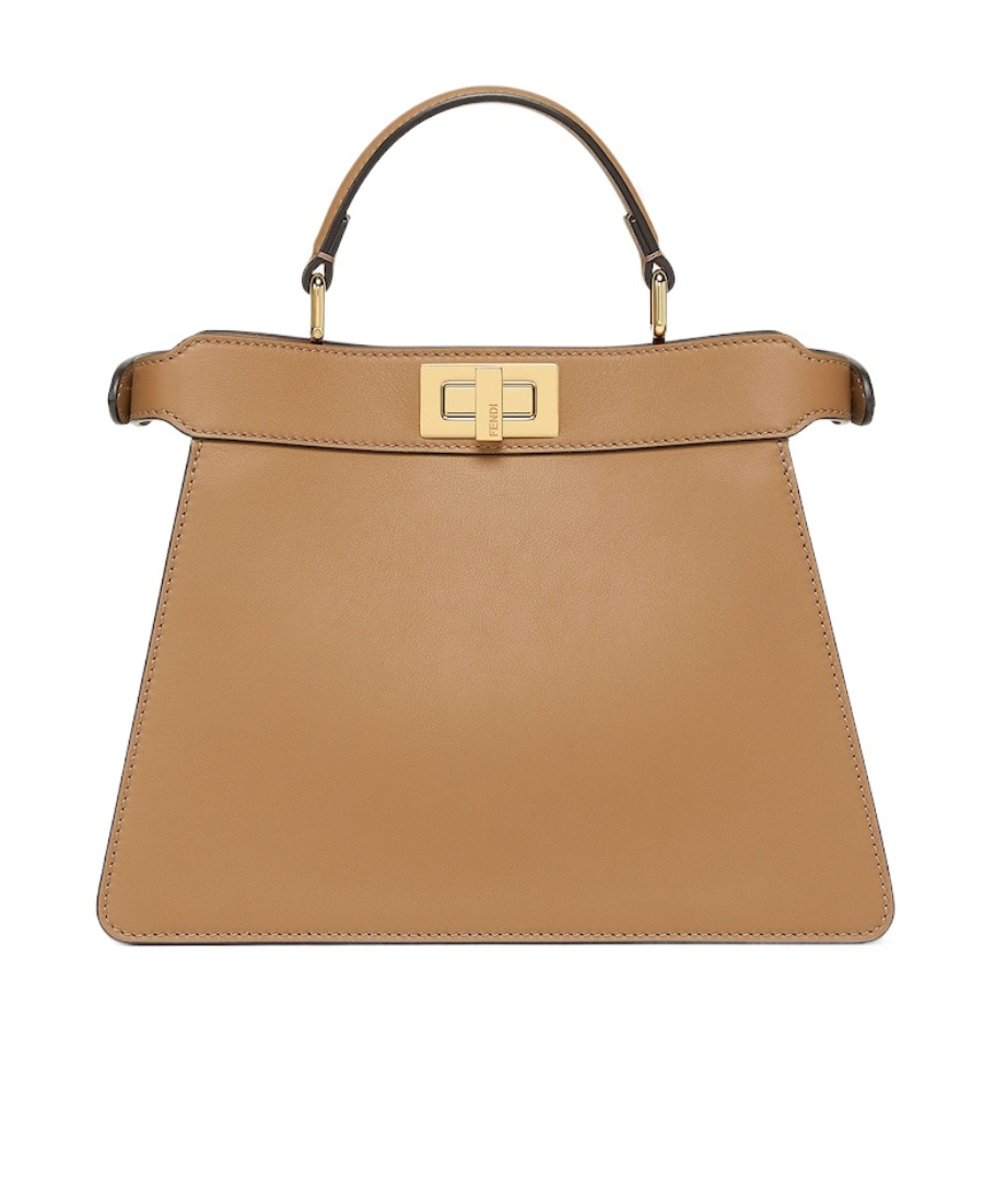 Fendi Peekaboo Iseeu Petite Tote Bag In Brown