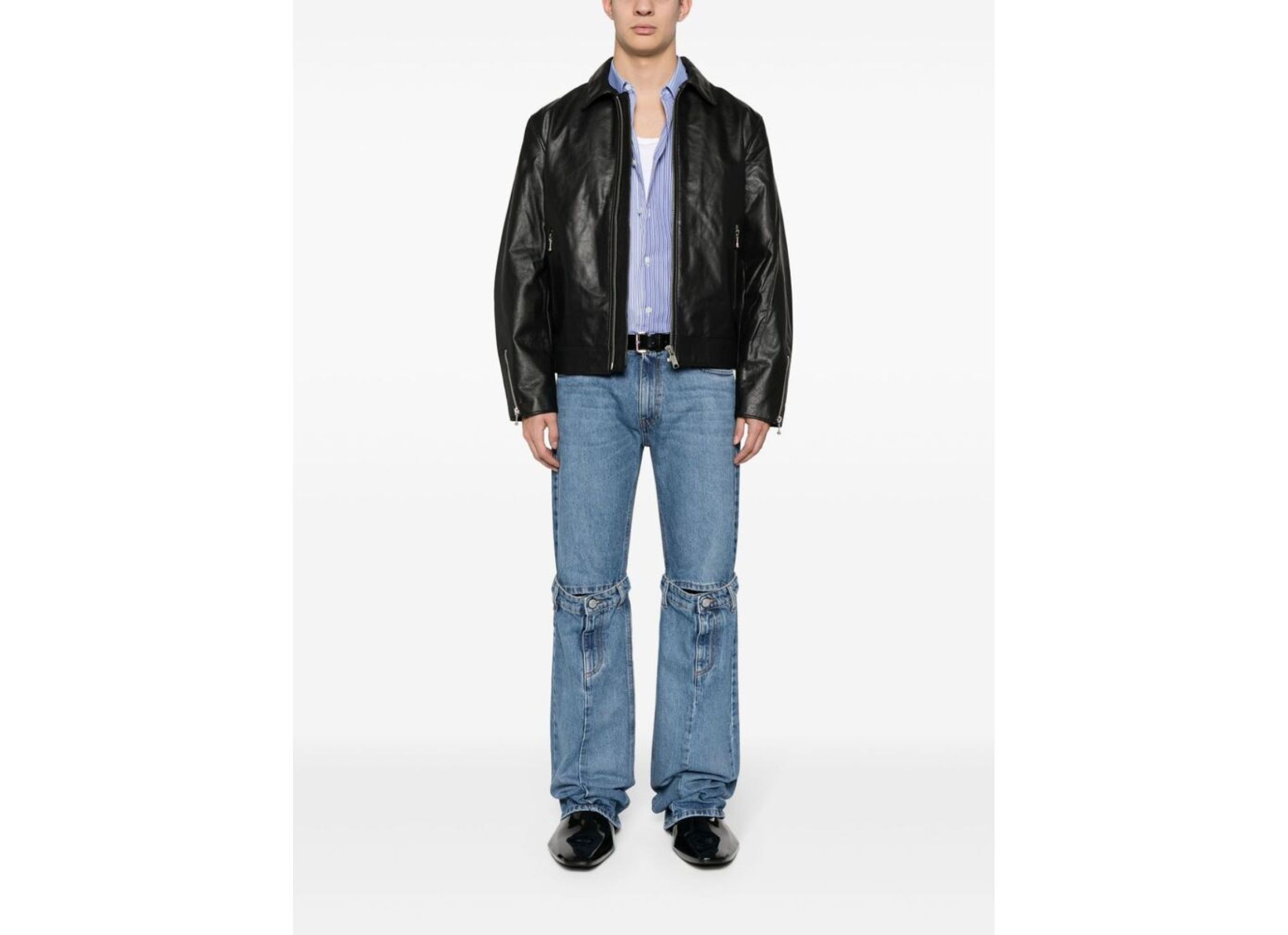 Coperni Belt Loop With Jeans In Blue