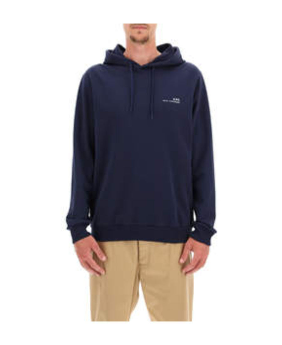 Apc A.p.c. Hoodie Standard Rue Madame Gots In Black