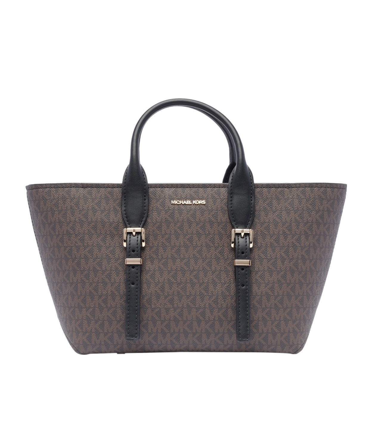 Michael Michael Kors Double Handle Shoulder Bag In Black
