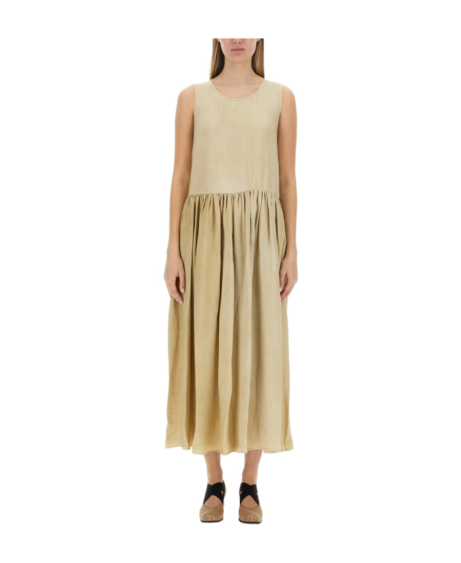 Uma Wang Ardal Sleeveless Maxi Dress In Nude