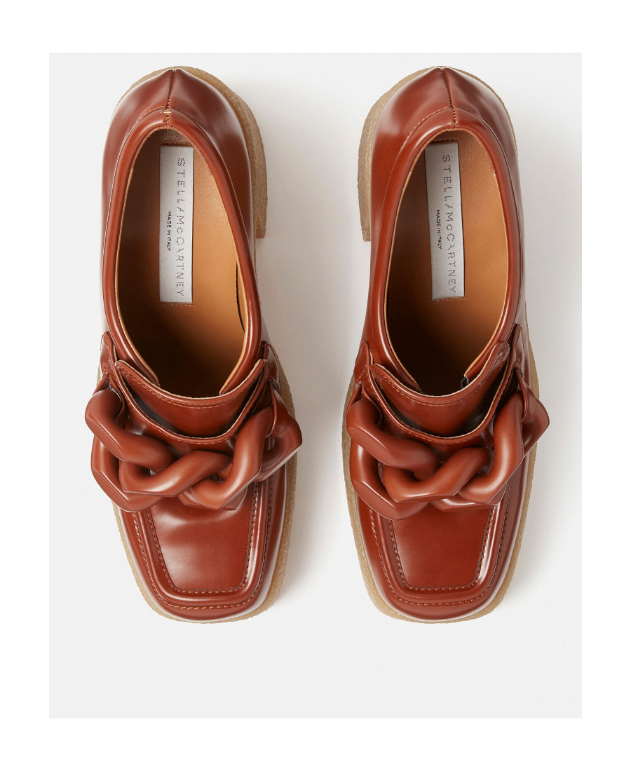 Stella Mccartney Skyla Chain-linked Pumps In Red