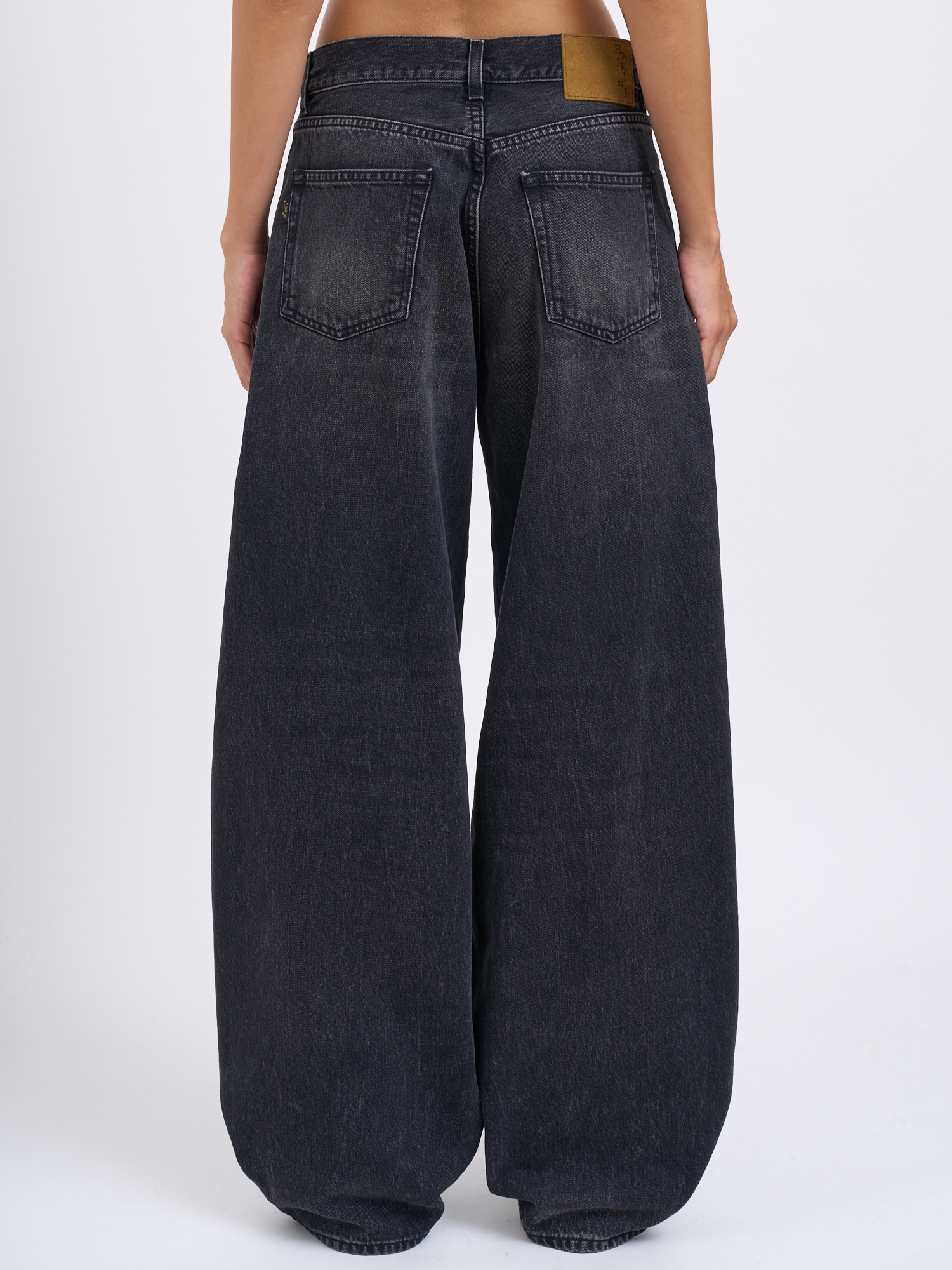 Haikure Wide-leg Jeans In Black