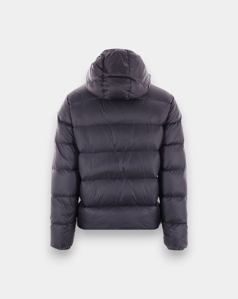 Aspesi Hooded Cotton Coat In Animal Print