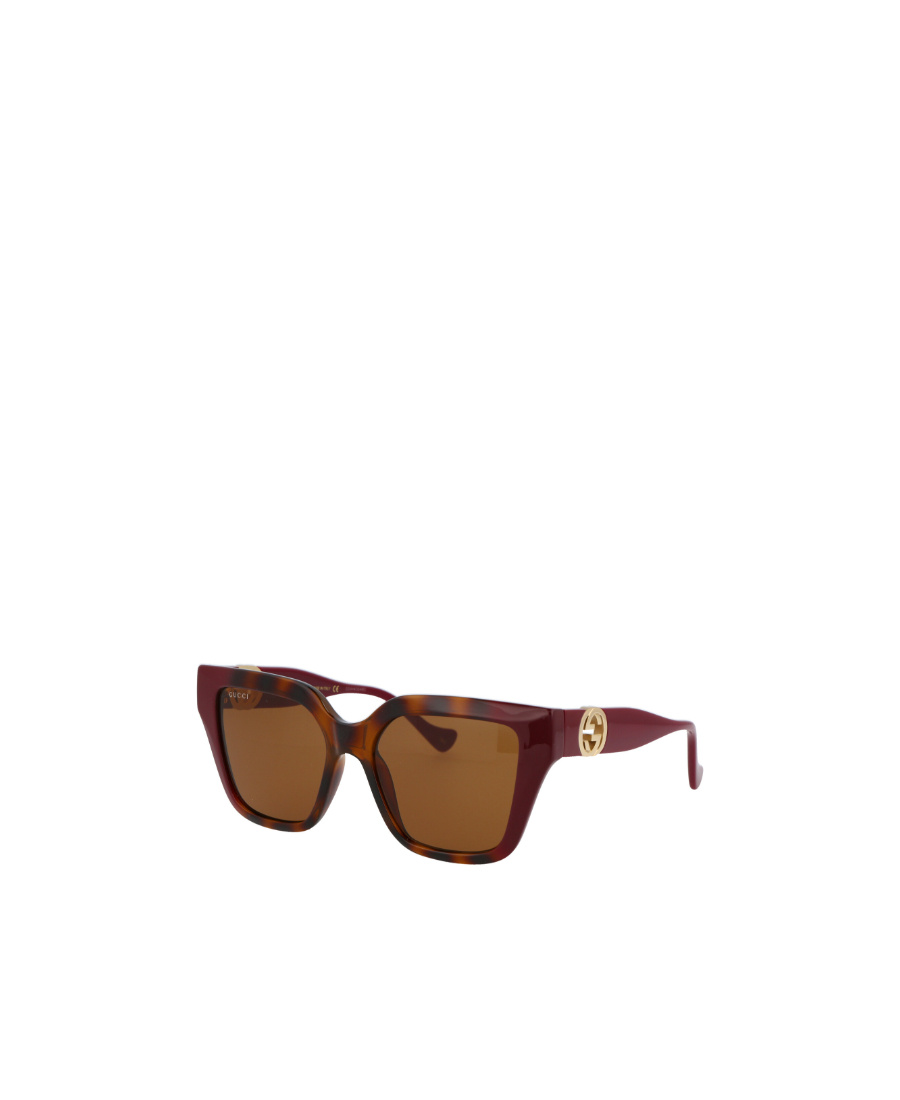 Gucci Eyewear Square Frame Sunglasses In Brown