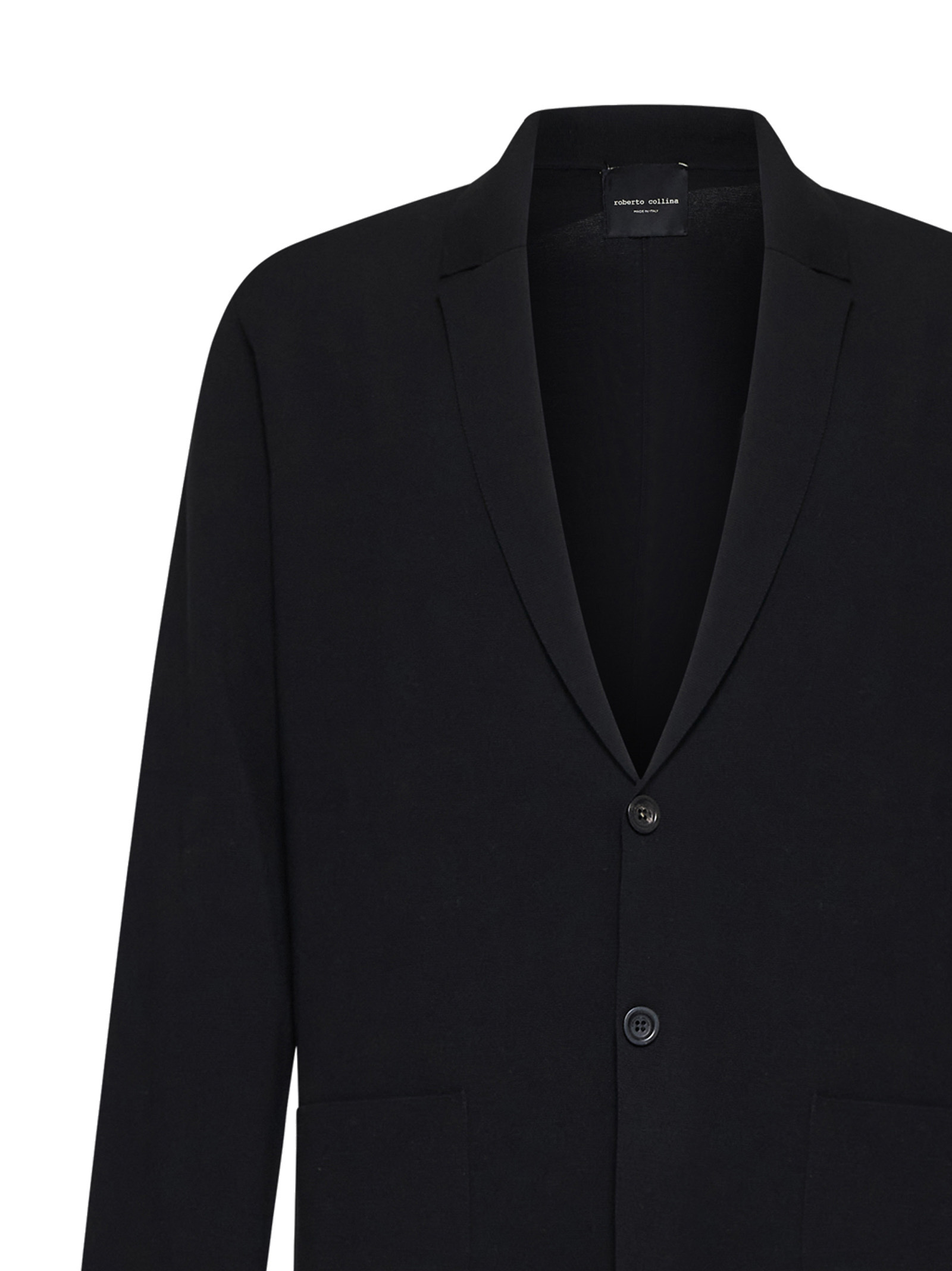 Roberto Collina Single-breasted Blazer In Black
