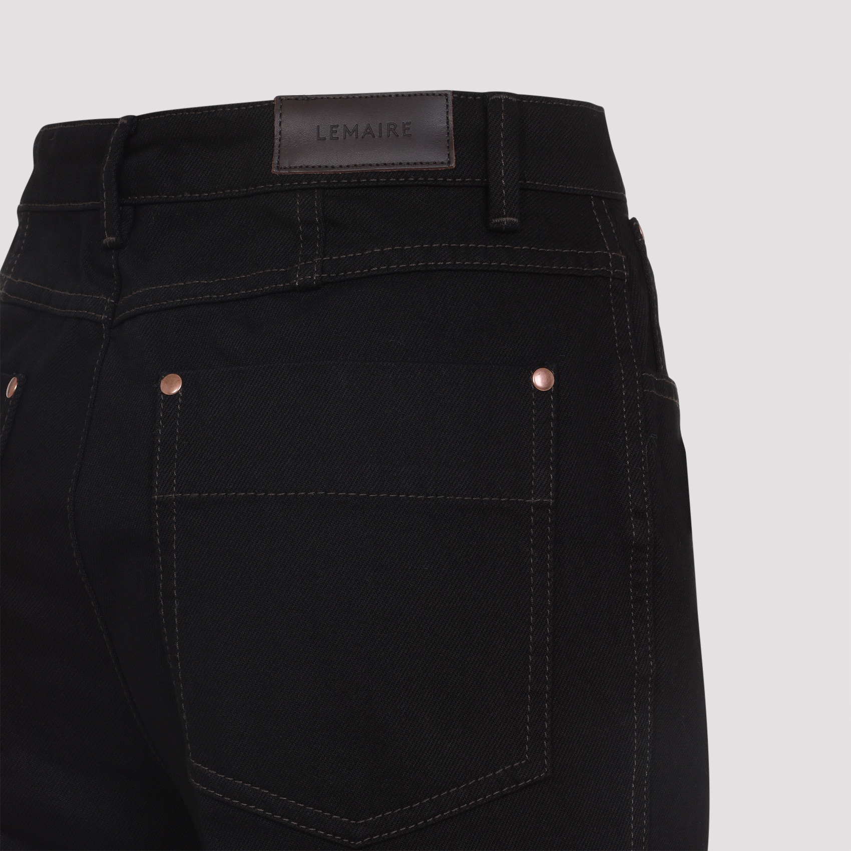 Lemaire Belt Loops Slacks In Black