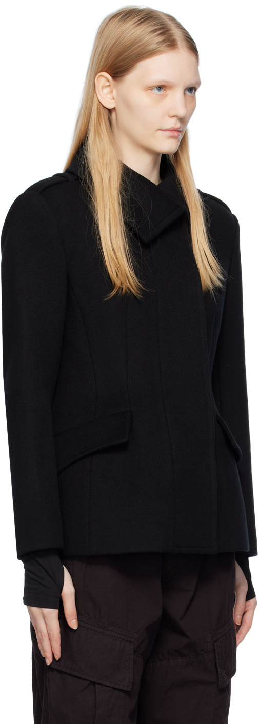 Mackage Long-sleeved Pocket Casual Jacket In Black