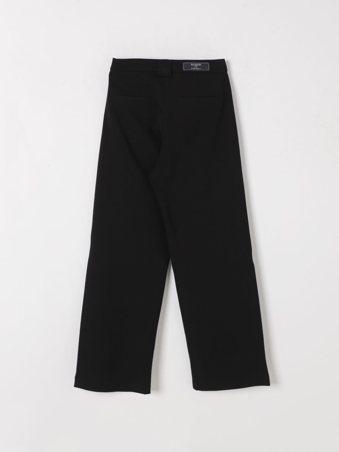 Balmain Belt Loop Trousers In Black