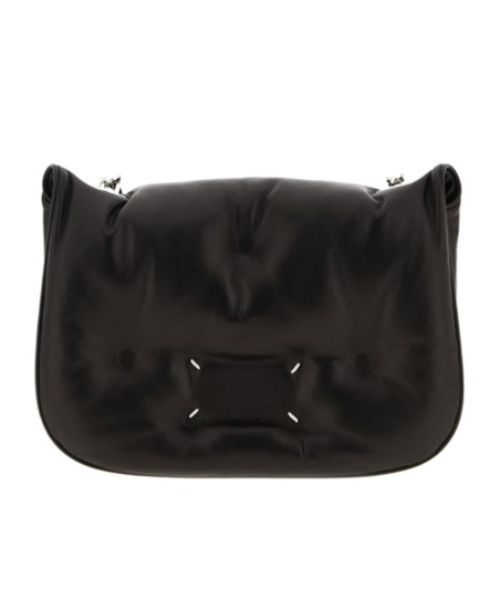 Maison Margiela Glam Slam Flap Crossbody Bags Black In Brown