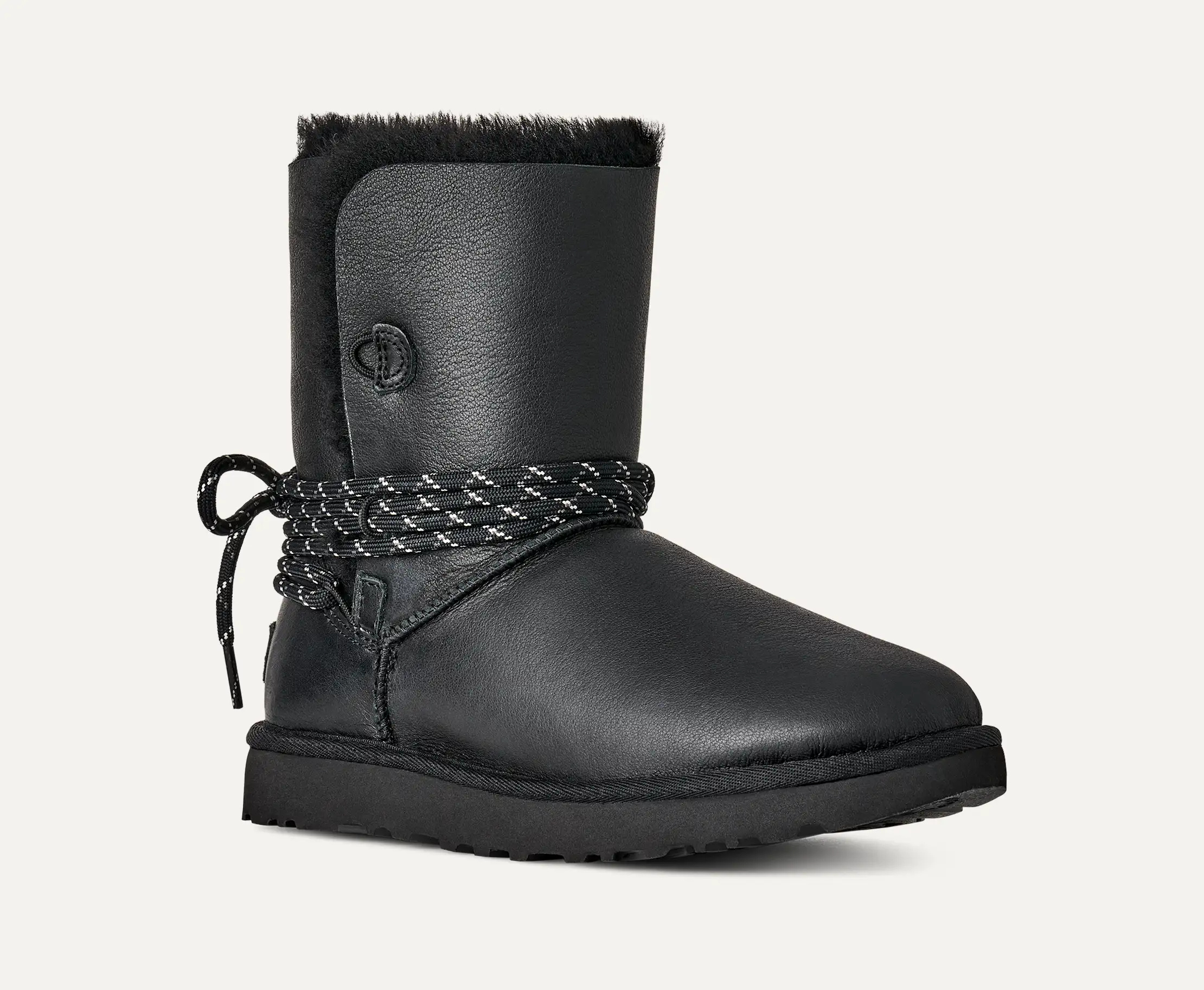 Ugg Rope Detail Boot In Black