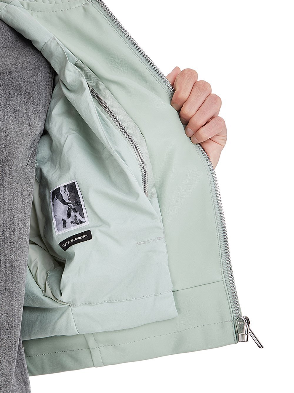 Rick Owens Drkshdw Short-style Casual Jacket With A Hat In Green